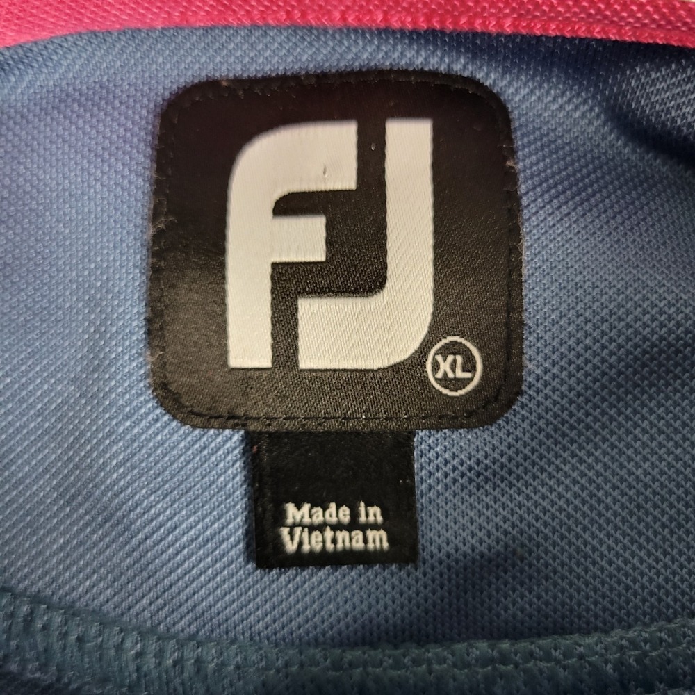 FootJoy Mens XL Solid Gray Performance Stretch Golf Polo Short Sleeve - Picture 4 of 6